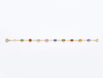 Bracelet - 18 carats Or jaune - 6.02ct. tw. Pierres