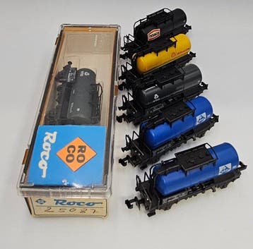 Roco N - 25087, 25088, 25089 - Modeltrein goederenwagon (6), Hobby en Vrije tijd, Nieuw