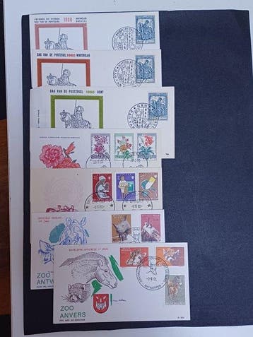 België 1960/1969 - Kavel van 273 FDC, Postzegels en Munten, Gestempeld