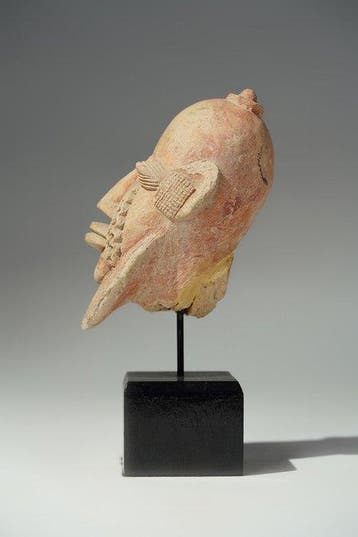Een terracotta-hoofd - Djenné - Mali (Zonder minimumprijs)