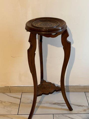 Table à plantes - Sellette porte-plante haute En bois -