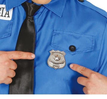 Politie Badge Metaal, Verzenden