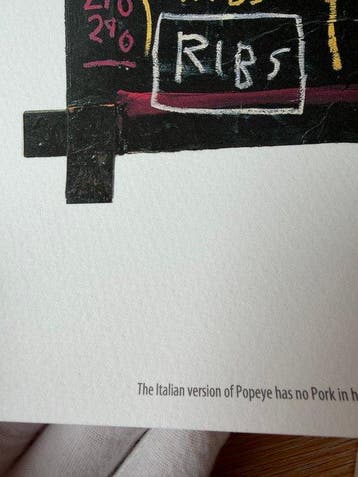 Jean-Michel Basquiat - (after) The Italian version of Popey, Antiek en Kunst