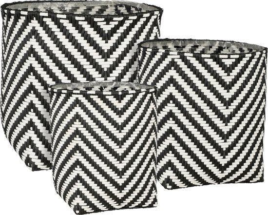 2dekans | Mica Decorations Merlijn Plantenmand - Set van 3 -, Jardin & Terrasse, Pots de fleurs, Enlèvement ou Envoi
