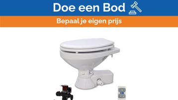 Bieden: Jabsco Quiet Flush Electric Toilet Regular Sit with, Ophalen of Verzenden, Nieuw