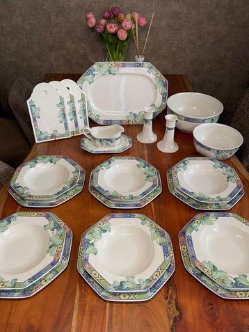 Villeroy & Boch - Eetservies voor 6 - Porselein - Pasadena