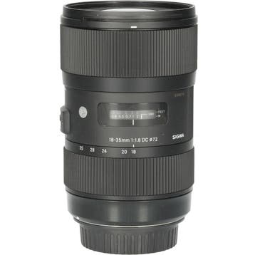 Tweedehands Sigma 18-35mm f/1.8 DC HSM Art Canon EF CM7247, Ophalen of Verzenden, Gebruikt, Overige typen, Zoom