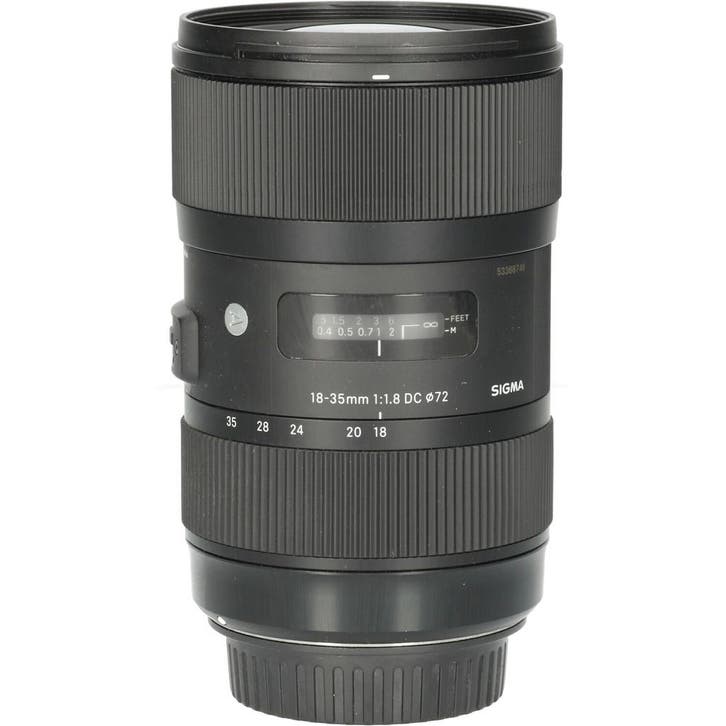 Tweedehands Sigma 18-35mm f/1.8 DC HSM Art Canon EF CM7247, Audio, Tv en Foto, Foto | Lenzen en Objectieven, Overige typen, Gebruikt