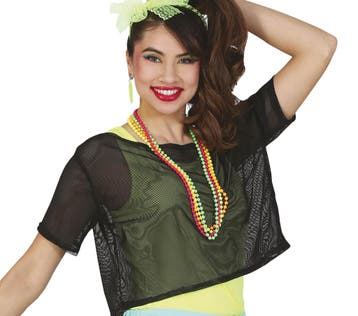 Visnet T/shirt Zwart Kort L, Verzenden, Nieuw