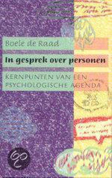 In gesprek over personen 9789057121432 B. de Raad, Boeken, Verzenden, Zo goed als nieuw, B. de Raad