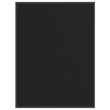 vidaXL Deurmat 80x120 cm zwart, Verzenden, Nieuw
