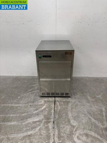 HCB RVS ijsblokjesmachine ijsklontjesmachine 50 kg p/d, Ophalen of Verzenden