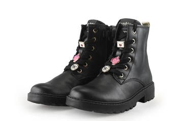 Geox Veterboots Meisjes in maat 34 Zwart, Kinderen en Baby's, Verzenden, Jongen of Meisje, Schoenen, Zo goed als nieuw