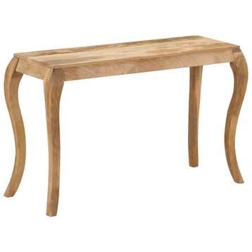 vidaXL Wandtafel 118x38x76 cm massief mangohout, Huis en Inrichting, Verzenden, Nieuw