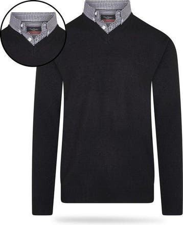 2dekans | Pierre Cardin - Heren Sweaters Mock Pullover -, Ophalen of Verzenden