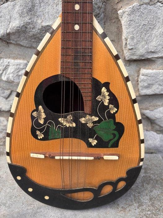 Linsman - Mandoline à dos en coque - - Mandoline - Italië -, Muziek en Instrumenten, Blaasinstrumenten | Blokfluiten