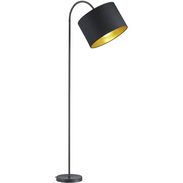 Stijlvolle LED Vloerlamp Trion Hostons - Mat Zwart, Rond & F, Verzenden, Nieuw