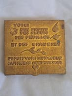 Line Vautrin - Boîte - Bronze doré - Poudrier en bronze, Antiquités & Art, Curiosités & Brocante