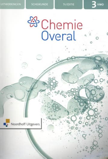 vwo 3 / Chemie Overal / uitwerkingen 9789001879815, Boeken, Verzenden, Gelezen