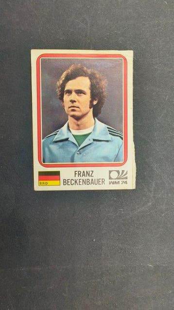 1974 Panini 1974 Panini Munchen 74 Franz Beckenbauer #89