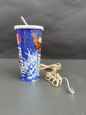 pepsi - Téléphone analogique - Enseigne publicitaire -