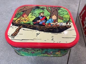 Tintin - 4 4 metalen dozen - Moulinsart - 2004, Livres