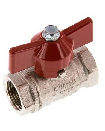 Robinet à boisseau sphérique compact à 2 voies en laiton, Verzenden