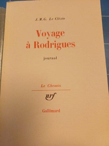 J.M.G. Le Clézio - Voyage à Rodrigues [1/41 de tête sur, Antiquités & Art