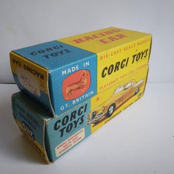 Corgi 1:43 - Model raceauto (2) - Corgi (2) boites vides 154, Nieuw