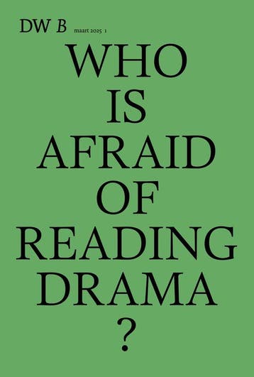 Who is afraid of reading drama? 9789463838955, Verzenden