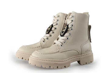 Nubikk Veterboots Meisjes in maat 28 Beige, Kinderen en Baby's, Verzenden, Jongen of Meisje, Nubikk, Schoenen