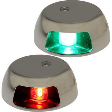 Boordlicht LED Set 69mm Tot 12m Rvs, Sports nautiques & Bateaux, Instruments de navigation & Électronique maritime, Ophalen of Verzenden