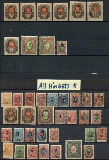 Armenië 1919/1920 - Russische postzegels met overdruk uit
