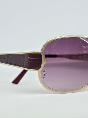Cartier - alligator - Lunettes de soleil