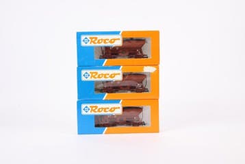 Roco H0 - 46134 - Modeltrein goederenwagon (3) - Drie, Nieuw
