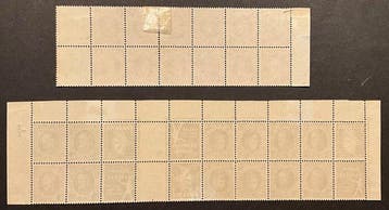 België 1922 - Reclamezegels in combinaties Albert I Houyoux, Postzegels en Munten, Gestempeld