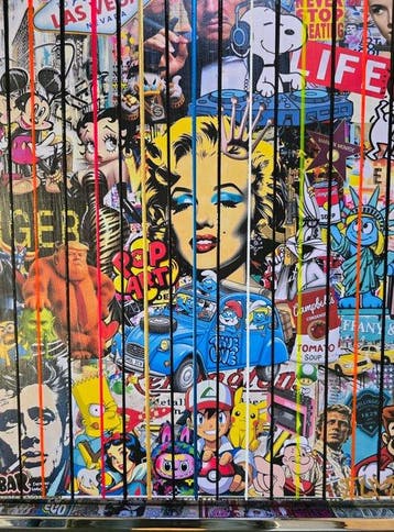 Elmago - Queen marilyn pop culture(New), Antiquités & Art
