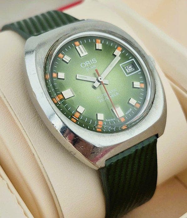 Oris - Zonder minimumprijs - Star Automatic Vintage Date, Handtassen en Accessoires, Horloges | Heren