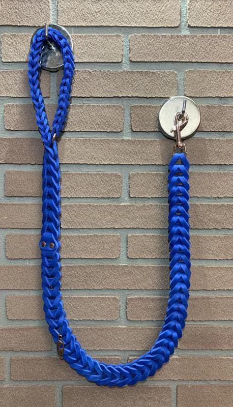 Lederen honden riem Hard blue, Autos : Pièces & Accessoires, Autres pièces automobiles, Enlèvement ou Envoi