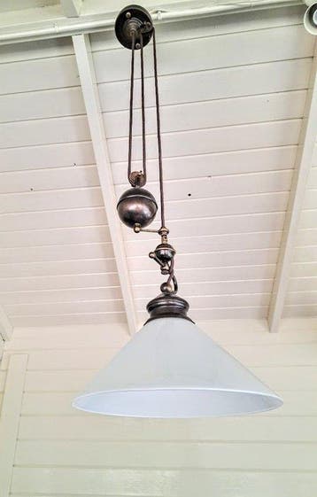 Pendellamp in hoogte verstelbaar - Plafondlamp - Messing,