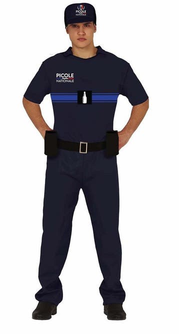 Politie Kostuum Heren Nationale, Verzenden, Nieuw