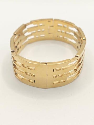 Zonder minimumprijs - Armband Zilver, Zilver .925, Verguld, Handtassen en Accessoires, Nieuw