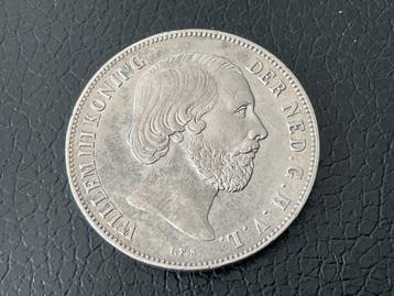Nederland. Willem III. 1 Gulden 1857 (Zonder minimumprijs), Postzegels en Munten, Munten | Nederland