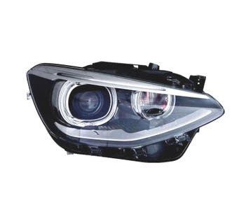 PHARE DROIT XÉNON BMW F20 F2 10-14 LED FOND NOIR, Autos : Pièces & Accessoires, Verzenden