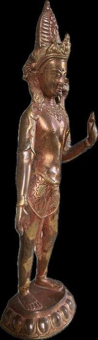 Statuette de divinité - Beeld - Thailand (Zonder, Antiek en Kunst