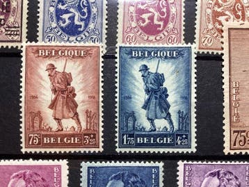 België 1927/1939 - Mooie reeksen ongebruikt van 1927-1939, Gestempeld