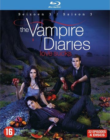 Vampire Diaries Seizoen 3 (blu-ray tweedehands film), Ophalen of Verzenden