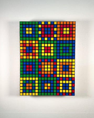 Giovanni Contardi - Rubiks Cube Mosaic - Chromatic Modules