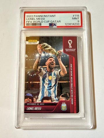 2022 Panini Panini Instant FIFA World Cup Qatar Lionel Messi, Nieuw