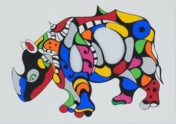 Niki De Saint-Phalle (1903-2002) - Le rhinocéros